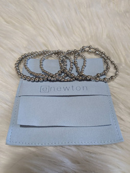 Ready to ship non tarnish stack bracelet set (silver)