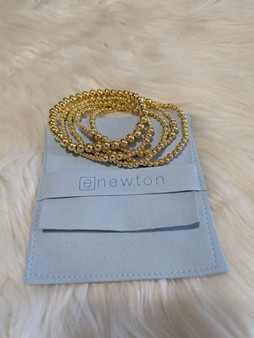 Ready to ship non tarnish stack bracelet set (Gold)
