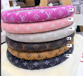 Designer steering wheel cover pre-order / Faux leather / Turnaround time 2-4 weeks
