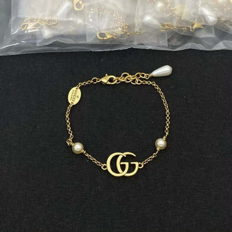 Pearl Charm GG Bracelet Pre-order / Turnaround time 2-4 weeks