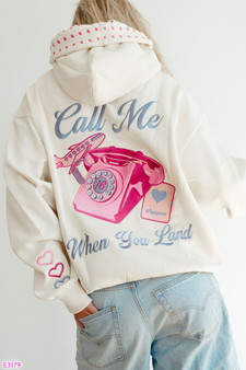 Call Me Hoodie Pre-order / Turnaround time 2-4 weeks