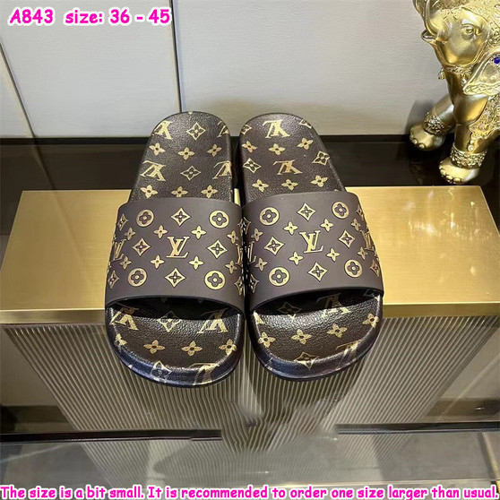 ADD ON PRODUCT / Women's LV inspired slides pre-order / Turnaround time 2-4 weeks