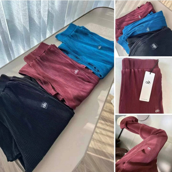 Womens a.l.o inspired pleated pants pre-order  / turnaround time 2-4 weeks