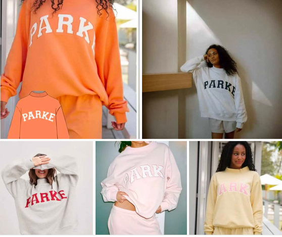 Park* Sweatshirt EMBROIDERED pre-order / turnaround time 2-4 weeks / pc2