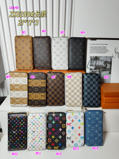 Designer wallet pre-order / a4 quality PU leather / turnaround time 2-4 weeks