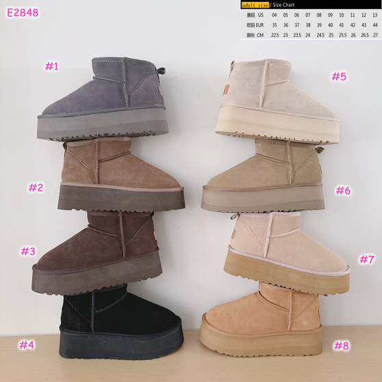 Women 's fur lined U.G.G platform boots pre-order / 1:1 quality / turnaround time 2-4 weeks
