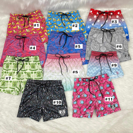 Adult size pattern shorts pre-order / Turnaround time 2-4 weeks