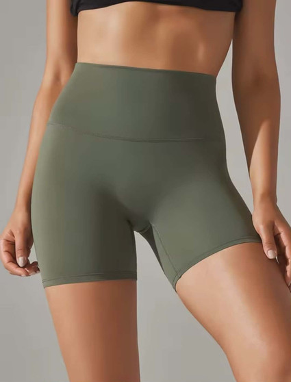 Copy of Women's buttery soft Lulu inspired shorts with back leg logo / Pre-order time 2-4 weeks / 2134