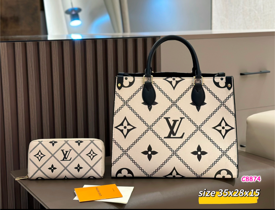 Handbag set with matching wallet / A4 quality / Bag size:35 * 28 * 15 cm / turnaround time 2-4 weeks /-1761411557