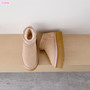 Women 's fur lined U.G.G platform boots pre-order / 1:1 quality / turnaround time 2-4 weeks