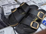 Gold buckle sandals pre-order / 1:1 quality / Turnaround time 2-4 weeks / code1
