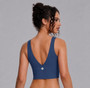 Women's V-Back Lulu Bra Ready To Ship (Navy)