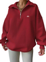 Women's a.l.o inspired quarter zip sweatshirt / pre-order turnaround time 2-4 weeks