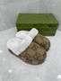 Fuzzy platform GG clogs pre-order / 1:1 quality / Turnaround time 2-4 weeks