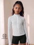 Youth girl's polka dot Lulu jacket pre-order / Turnaround time 2-4 weeks