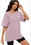 Women's medium 6-8 buttery soft a.l.o oversized t-shirt / Ready to ship (Dusty pink)