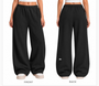 Women's small 4-6 wide leg a.l.o sweats ready to ship - final clearance (black)