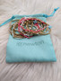 Ready to ship bracelet set with branded pouch - final clearance