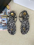 Animal print designer sandals pre-order/ 1:1 quality / TAT 3-4 weeks / pc#1