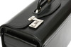 Tassia Executive Bonded Leather Pilot Case - Gun Metal Combination Locks
