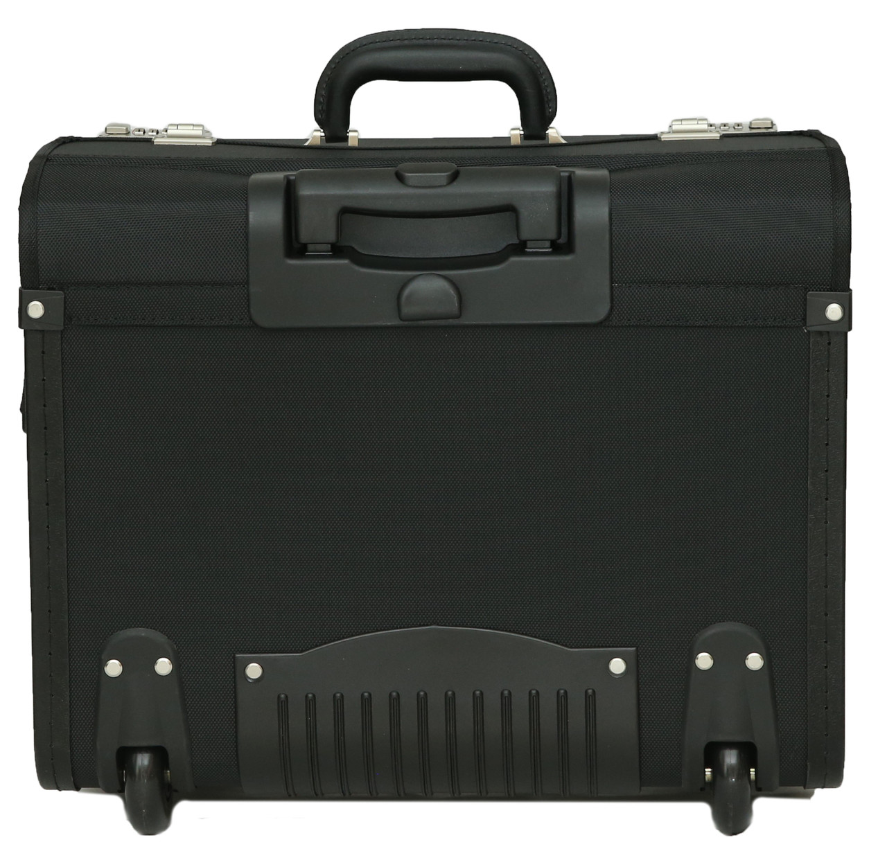 Tassia Wheeled  Pilot Case Business 16" Laptop  1680D Nylon Flight Briefcase Bag