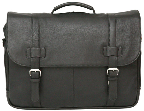 Felda RFID Colombian Genuine Leather Briefcase - Business Bag With Laptop & Tablet Pocket