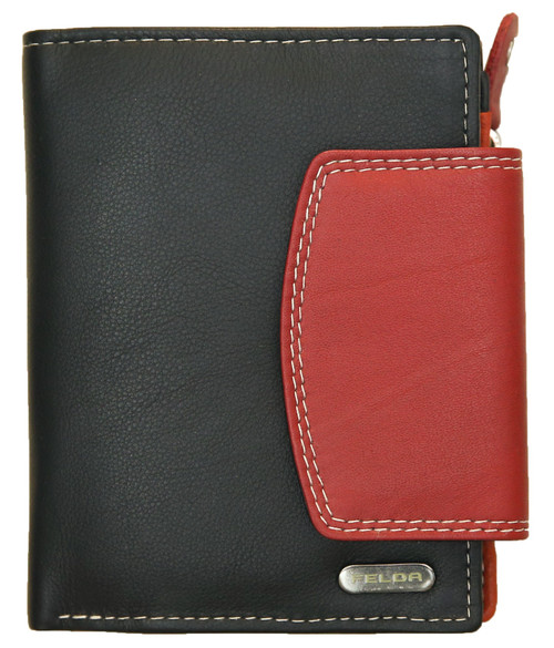 Felda Ladies Genuine Leather Purse - RFID Protection and Credit Card Slots