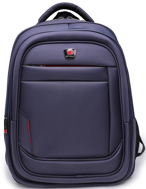 City Bag Multi Compartment Nylon Laptop Backpack - Adjustable Shoulder Straps
