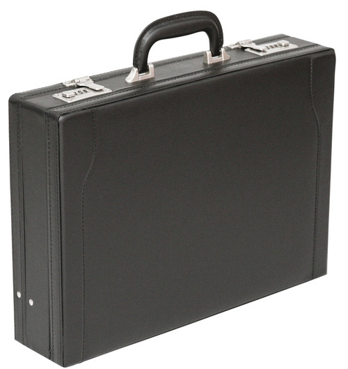 Alpine Swiss Mens Expandable Leather Attache Briefcase Dual Combination  Locks - Alpine Swiss