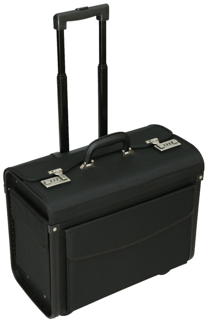 Tassia Wheeled Pilot Case Business 16" Laptop 1680D Nylon Flight Briefcase Bag Tassia Wheeled Pilot Case Business 16" Laptop 1680D Nylon Flight Briefcase Bag