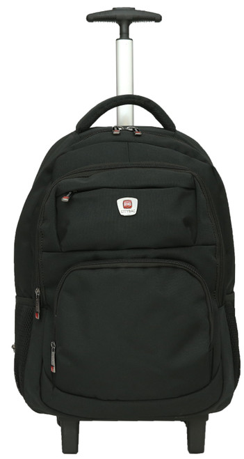 City Bag Wheeled Backpack - Padded Adjustable Back Straps and Carry Handle City Bag Wheeled Backpack - Padded Adjustable Back Straps and Carry Handle