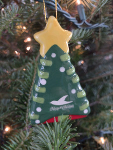 Birdwood Ceramic "Merry Christmas" Ornament Birdwood Ceramic "Merry Christmas" Ornament