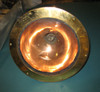 polished copper cargo light