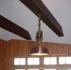hanging copper nautical light