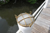 brass bulkhead low profile dock piling light