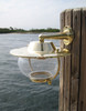 brass nautical wall sconce