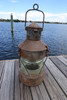 Vintage XXL galvanized steel ships anchor lantern