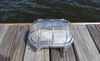 chrome oval nautical dock light