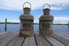 rustic pair of ship lights