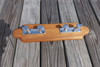 Captains Teak Coat Rack with Chrome Cleats