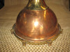 vintage copper smooth fox nautical light