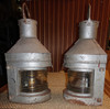 rustic galvanized nautical lights