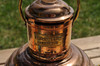 Copper anchor ship lantern-Red Original Lens, JH Peters & Bey