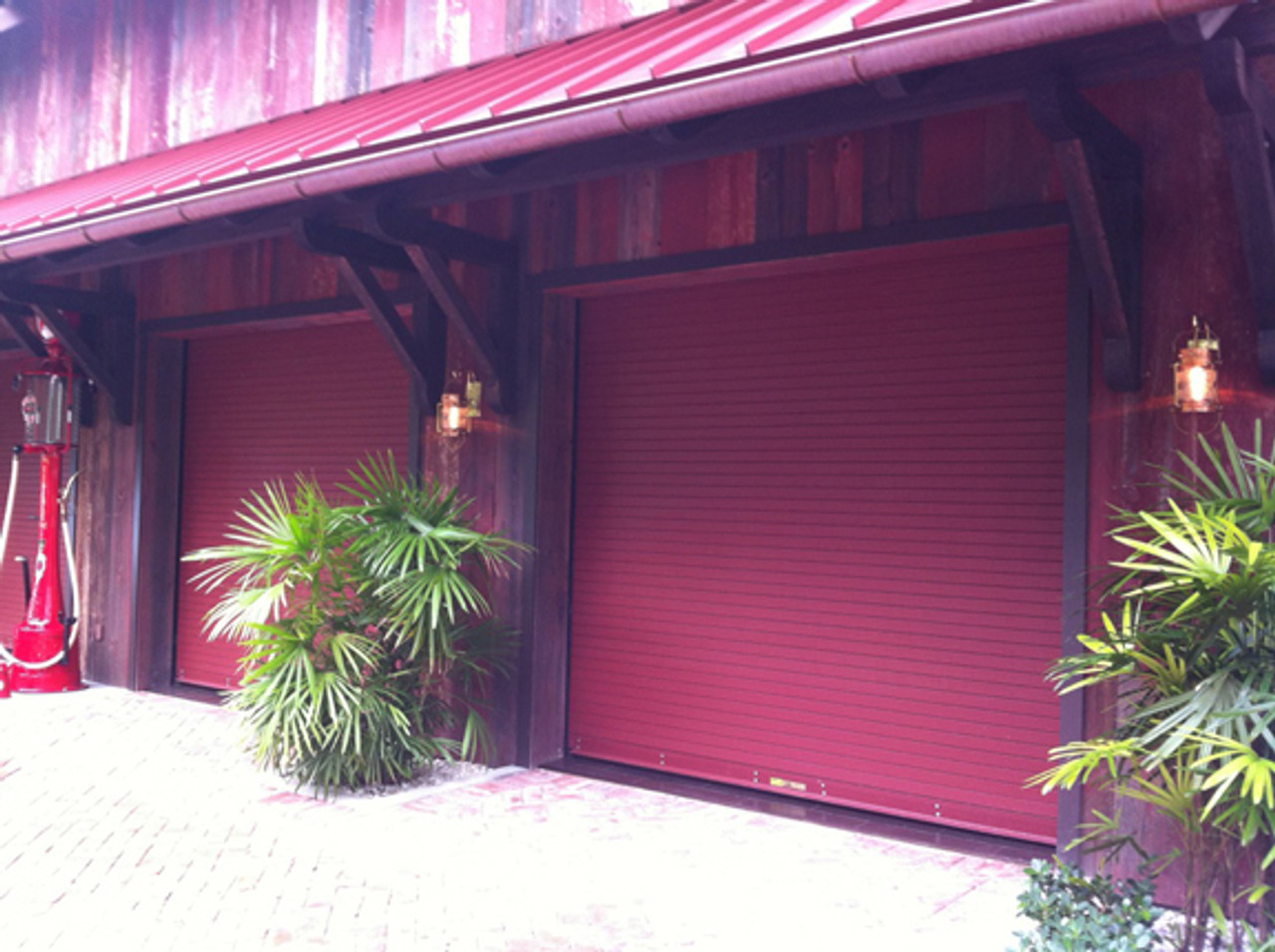 garage nautical copper lights