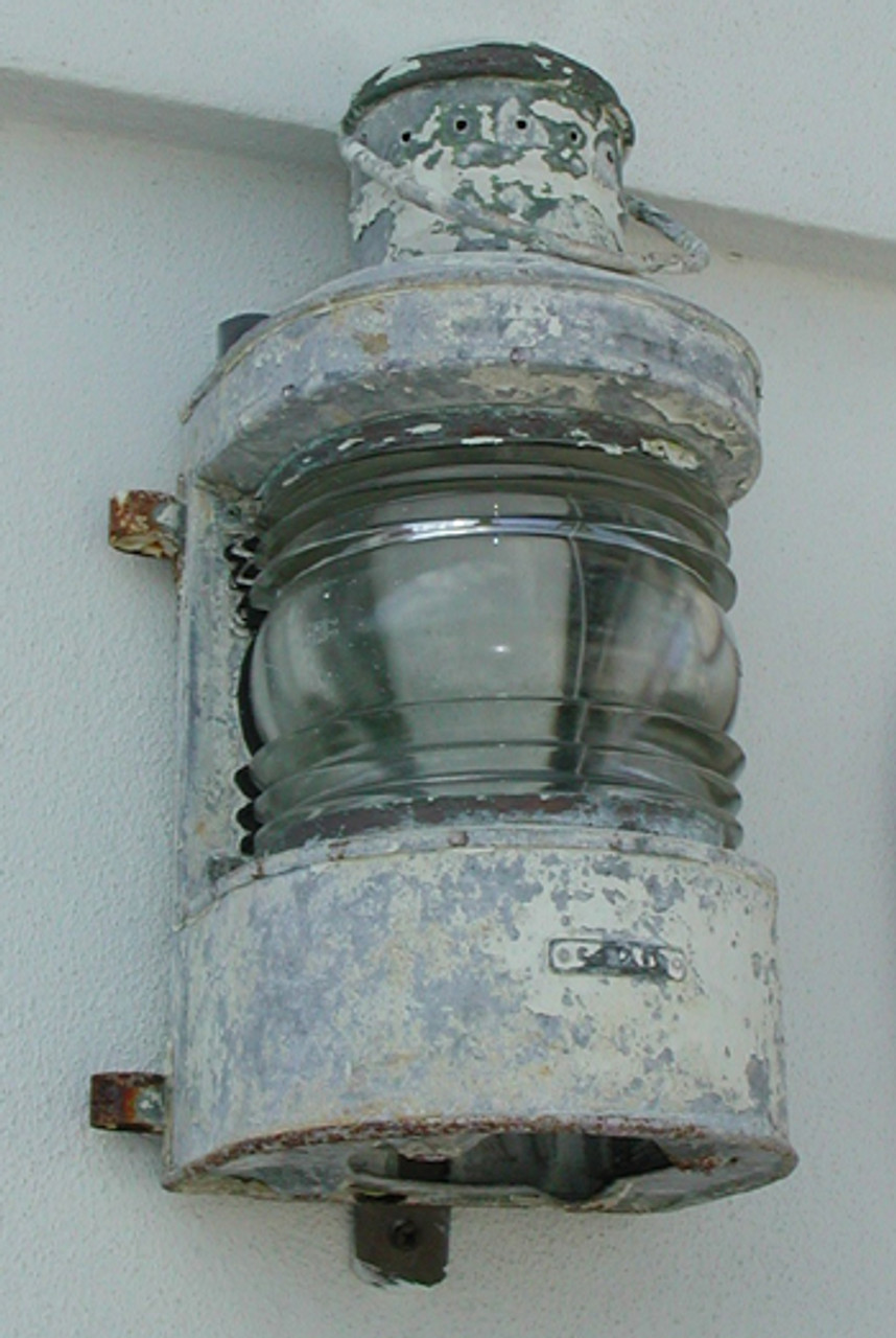 galvanized masthead nautical sconce