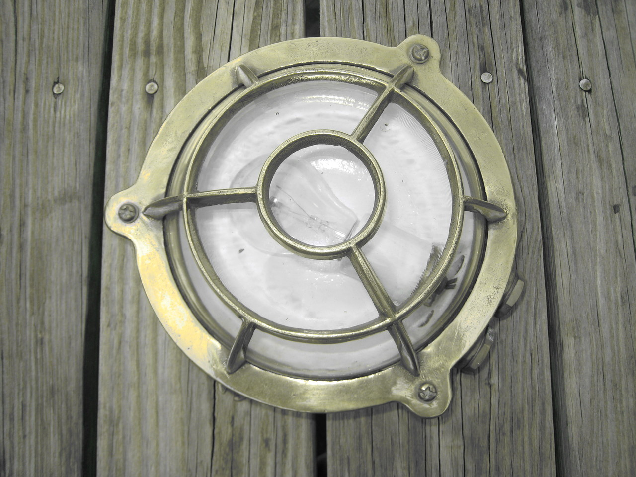 Brass Original Bulkhead Marine Ship's Light