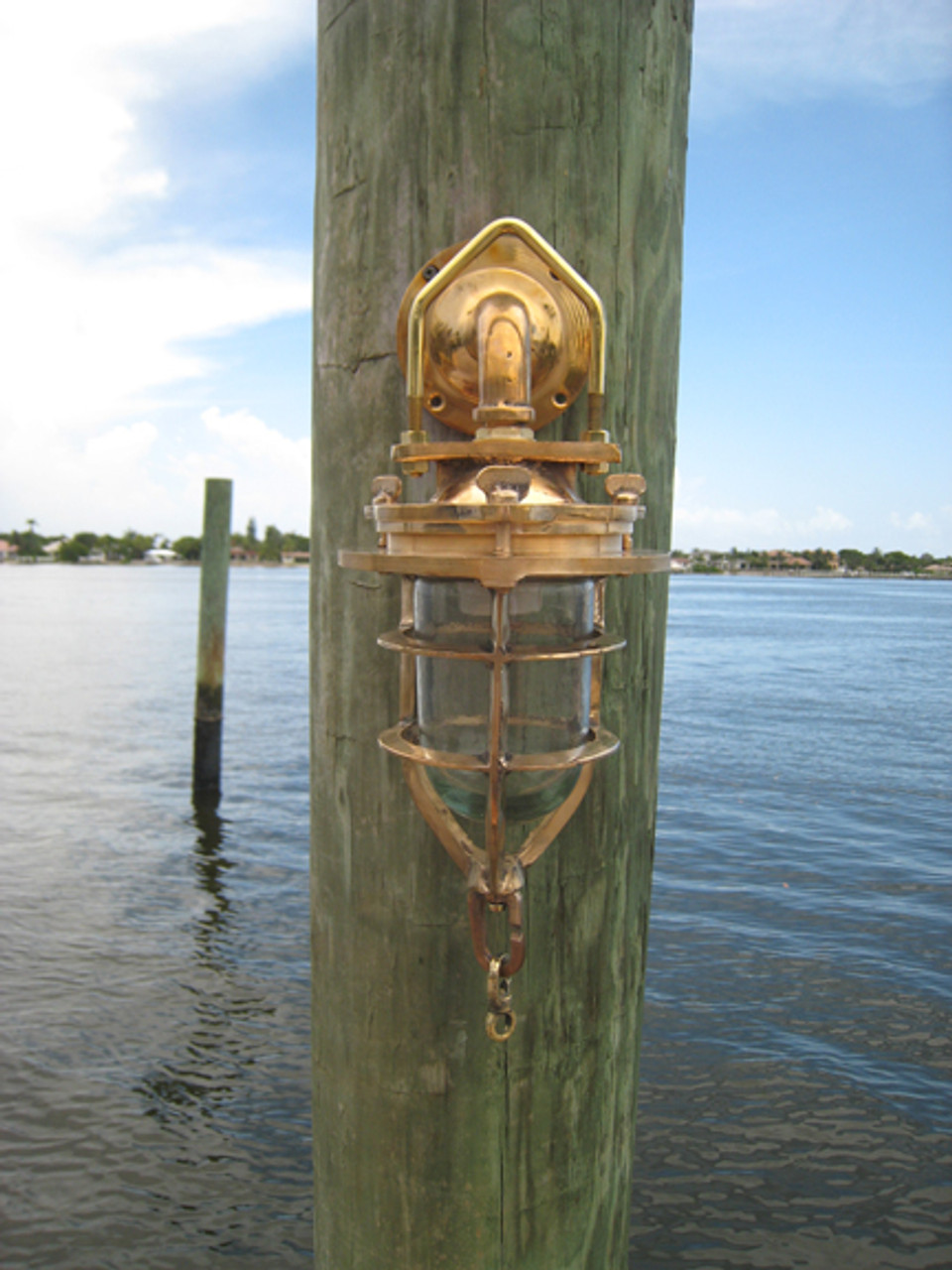 Nautical marine wall mount dock light