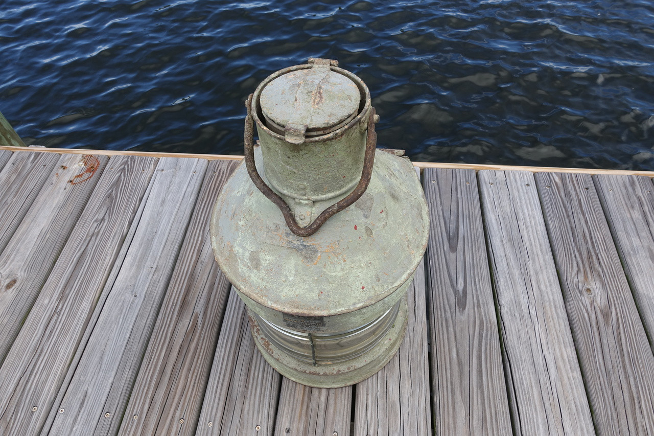 XL Galvanized Masthead Original Ship's Lantern- Meteorite Brand