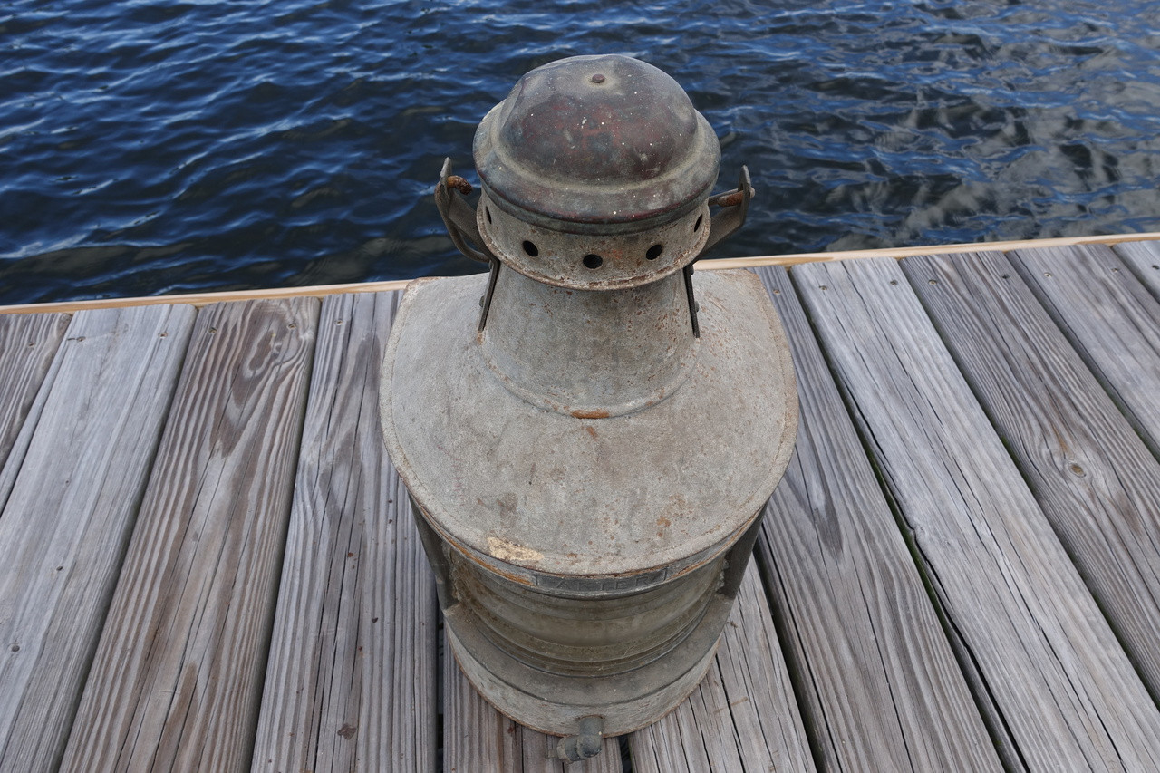 Galvanized Copper top Vintage Masthead ship's light