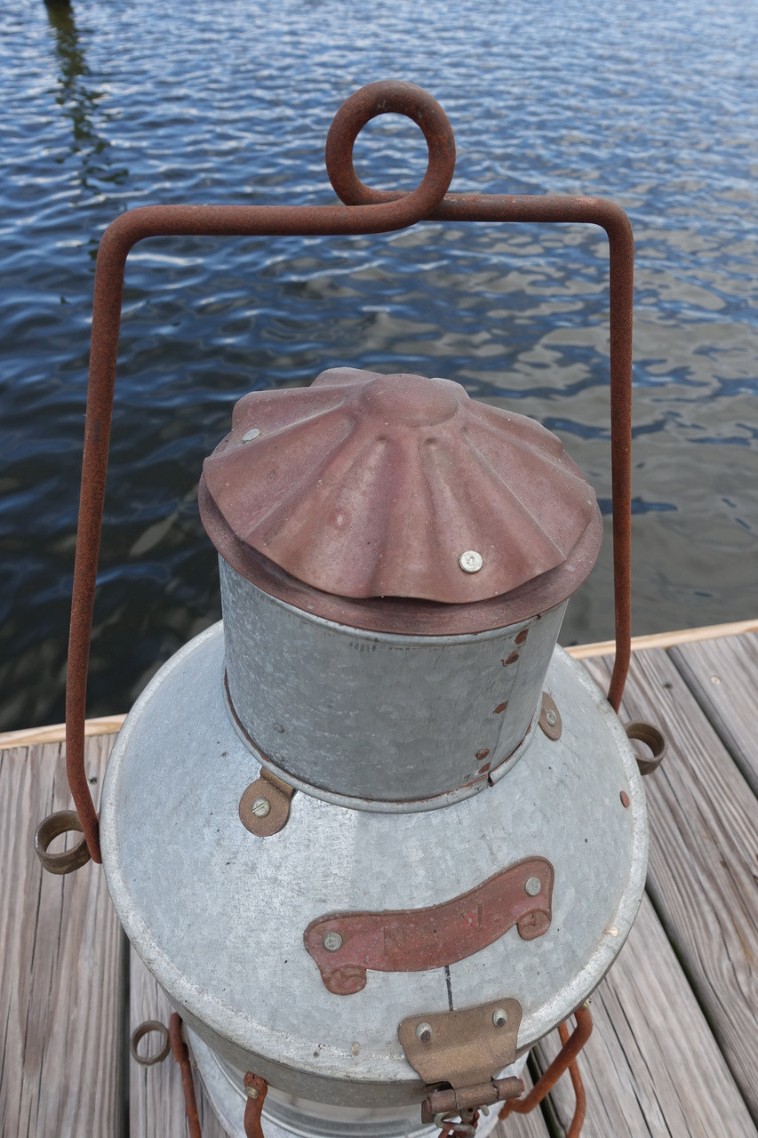 Galvanized XL Anchor Ship's light-rustic Galvanized color